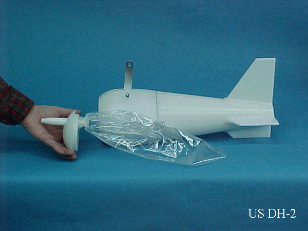 US DH-2 mélységintegráló víz- és lebegőanyag mintavevő